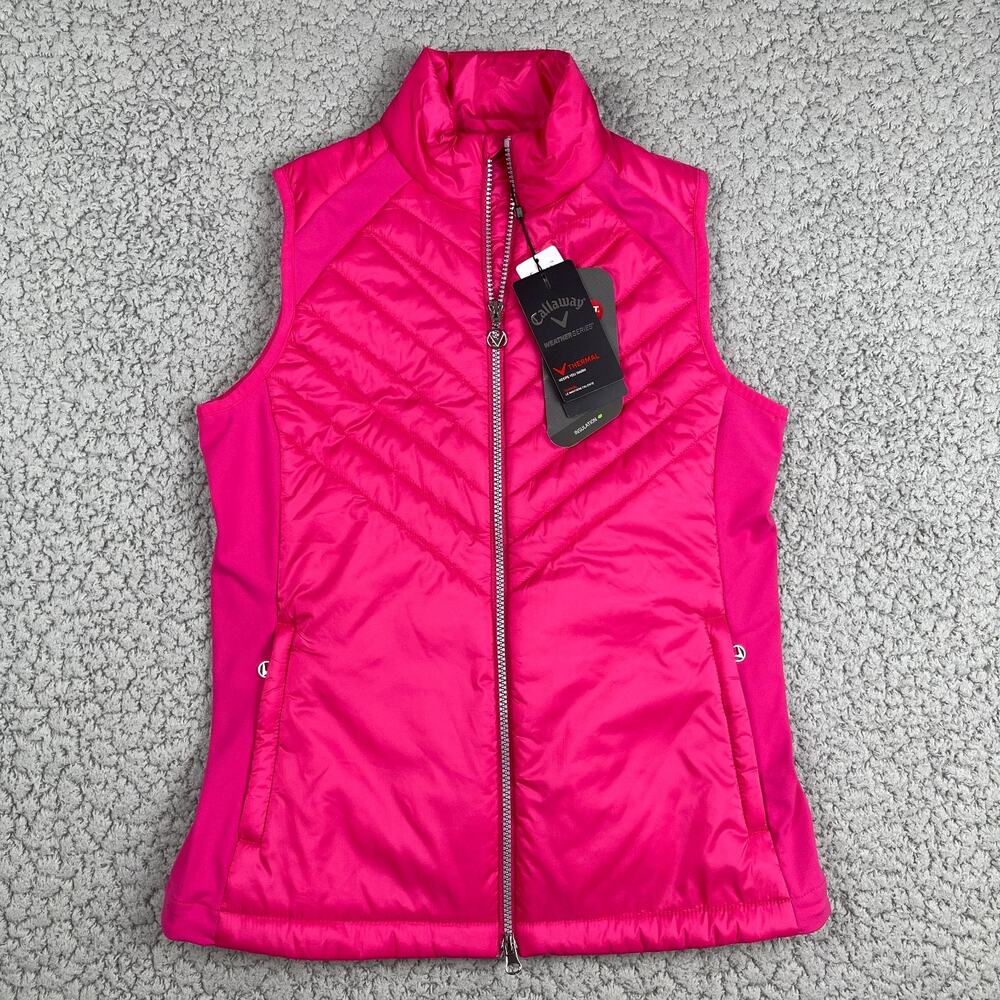 Callaway Hot Pink Womens Puffer Vest